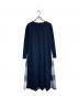BLUE LABEL CRESTBRIDGE (ブルーレーベルクレストブリッジ) ストレッチポンチワンピース ネイビー サイズ:38：13000円