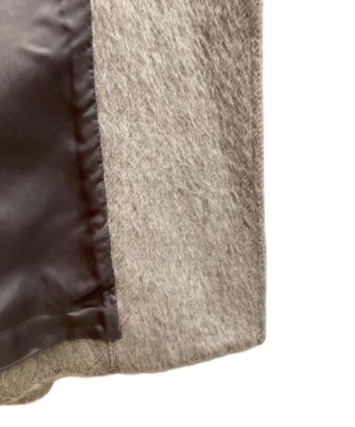 FRAMeWORK（フレームワーク）FRAMeWORK (フレームワーク) ウールモヘヤシャギーバルカラーコート ベージュ サイズ:-の古着・服飾アイテム