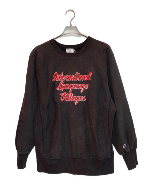 Champion（チャンピオン）Champion (チャンピオン) 80sリバースウィーブスウェット ブラック×グレー サイズ:Lの古着・服飾アイテム