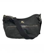 BURBERRY BLUE LABELバーバリーロンドンブルーレーベル）の古着「ナイロンショルダーバッグ」｜ブラック