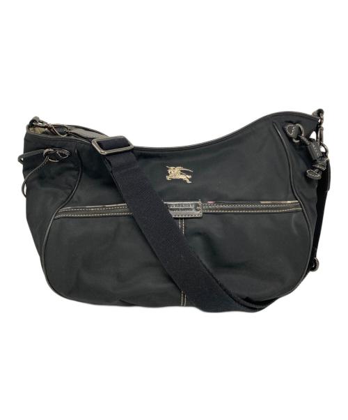 BURBERRY BLUE LABEL（バーバリーロンドンブルーレーベル）BURBERRY BLUE LABEL (バーバリーロンドンブルーレーベル) ナイロンショルダーバッグ ブラックの古着・服飾アイテム