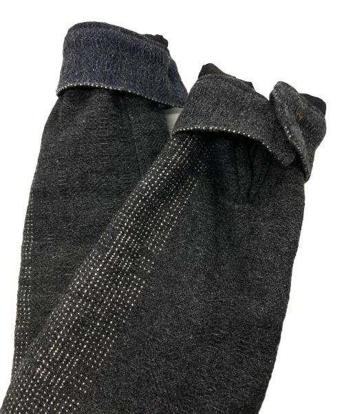 CALEE（キャリー）CALEE (キャリー) Wool Dobby work jacket グレー サイズ:Mの古着・服飾アイテム