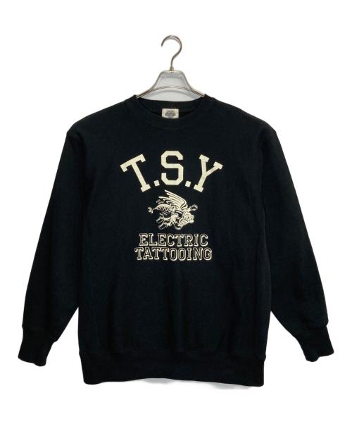 TATTOO YAMADA STUDIO（タトゥースタジオヤマダ）TATTOO YAMADA STUDIO (タトゥースタジオヤマダ) オリジナルスウェット ブラック サイズ:XLの古着・服飾アイテム