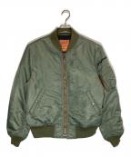 Schott×Ron Hermanショット×ロンハーマン）の古着「MA-1ジャケット」｜グリーン