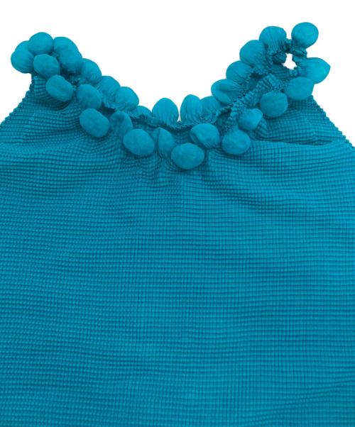 me ISSEY MIYAKE（ミーイッセイ ミヤケ）me ISSEY MIYAKE (ミーイッセイ ミヤケ) プリーツタンクトップ ブルー サイズ:SIZE Freeの古着・服飾アイテム