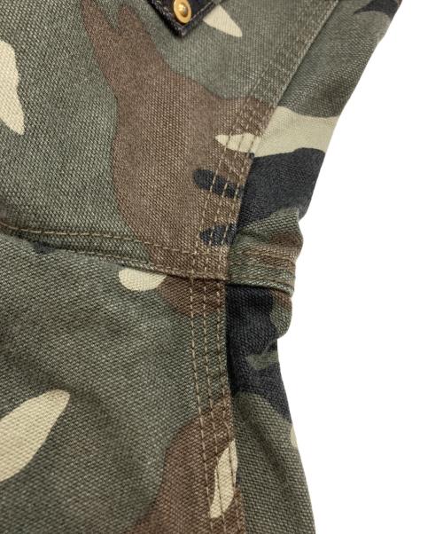 CarHartt（カーハート）CarHartt (カーハート) カモフラダブルニハーフパンツ グリーン サイズ:34の古着・服飾アイテム