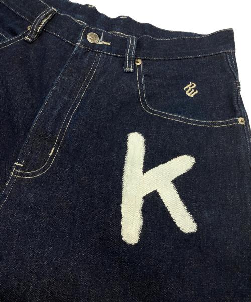 ROCA WEAR（ロカウェア）ROCA WEAR (ロカウェア) ペイントバギーデニムパンツ インディゴ サイズ:34の古着・服飾アイテム