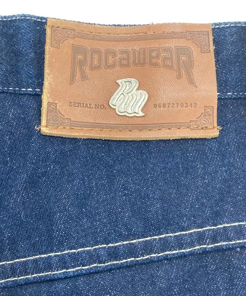 ROCA WEAR（ロカウェア）ROCA WEAR (ロカウェア) ペイントバギーデニムパンツ インディゴ サイズ:34の古着・服飾アイテム