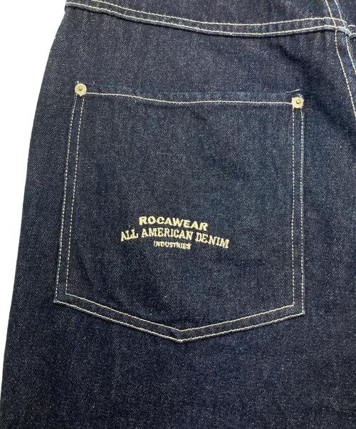 ROCA WEAR（ロカウェア）ROCA WEAR (ロカウェア) ペイントバギーデニムパンツ インディゴ サイズ:34の古着・服飾アイテム