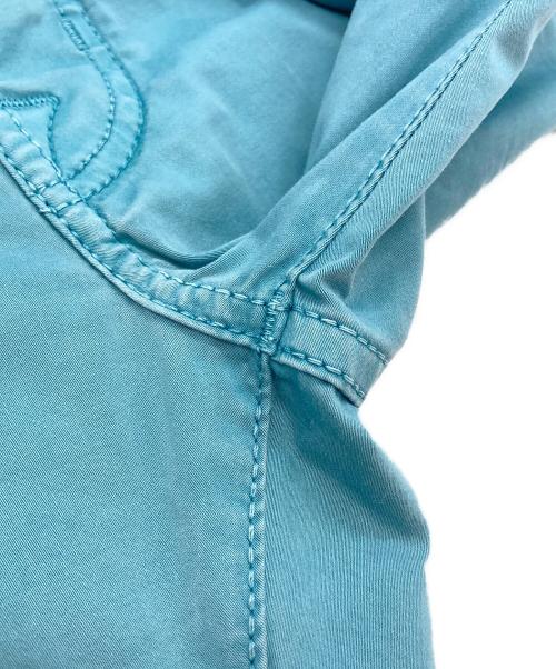 JACOB COHEN（ヤコブコーエン）JACOB COHEN (ヤコブコーエン) スリム ガーメントダイソフトハニカムストレッチピケスキニーパンツ ブルー サイズ:29の古着・服飾アイテム