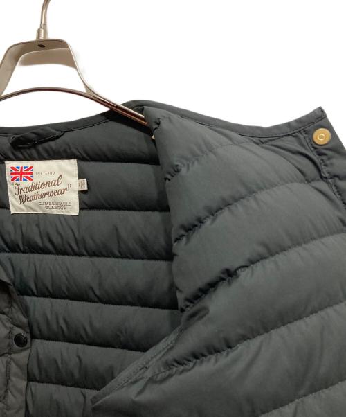 Traditional Weatherwear（トラディショナルウェザーウェア）Traditional Weatherwear (トラディショナルウェザーウェア) ARKLEY LONG DOWN pA ブラック サイズ:36の古着・服飾アイテム