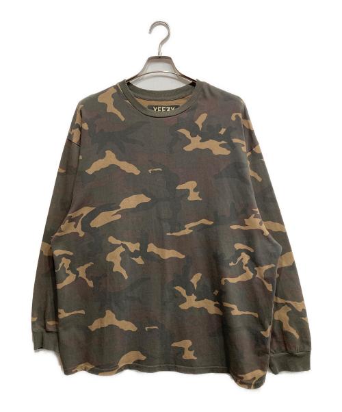 YEEZY（イージー）YEEZY (イージー) adidas (アディダス) SEASON 1 Camo L/S グリーン サイズ:Oの古着・服飾アイテム