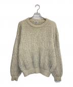 C.P COMPANYシーピーカンパニー）の古着「ケーブルニット」｜グレー