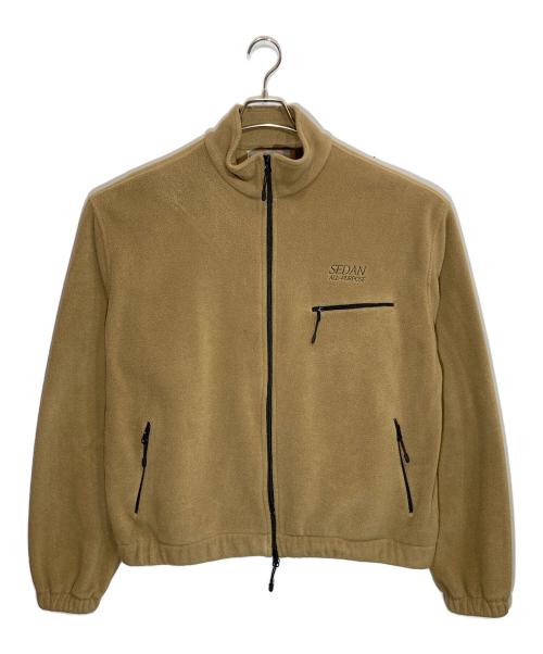 SEDAN ALL-PURPOSE（セダンオールパーパス）SEDAN ALL-PURPOSE (セダンオールパーパス) POLARTEC Fleece Jacket ブラウン サイズ:Lの古着・服飾アイテム