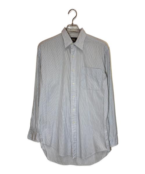 RRL（ダブルアールエル）RRL (ダブルアールエル) ストライプシャツ ブルー サイズ:Ⅿの古着・服飾アイテム