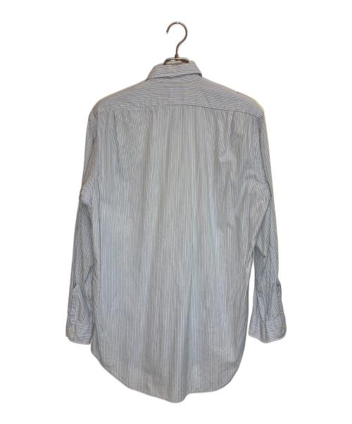 RRL（ダブルアールエル）RRL (ダブルアールエル) ストライプシャツ ブルー サイズ:Ⅿの古着・服飾アイテム