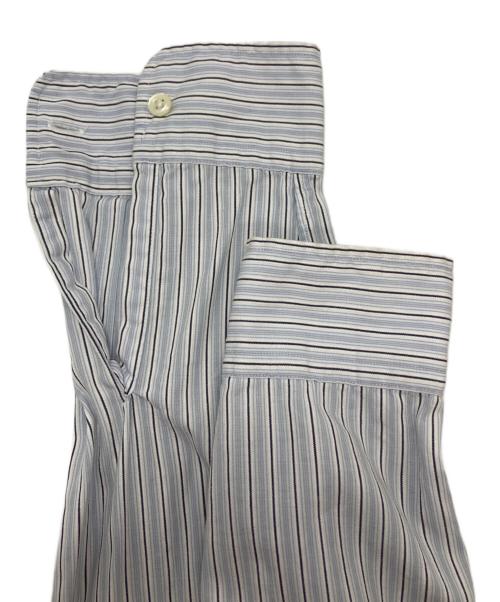 RRL（ダブルアールエル）RRL (ダブルアールエル) ストライプシャツ ブルー サイズ:Ⅿの古着・服飾アイテム