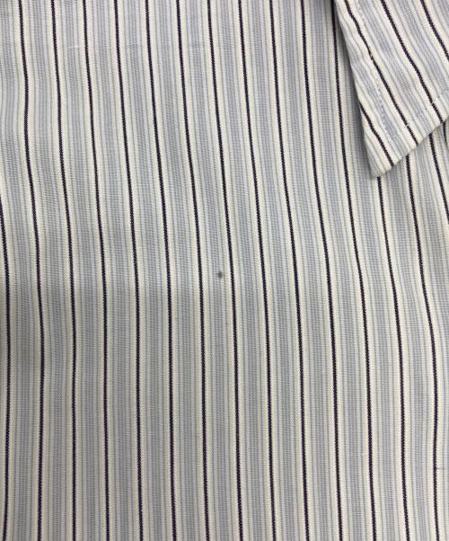RRL（ダブルアールエル）RRL (ダブルアールエル) ストライプシャツ ブルー サイズ:Ⅿの古着・服飾アイテム