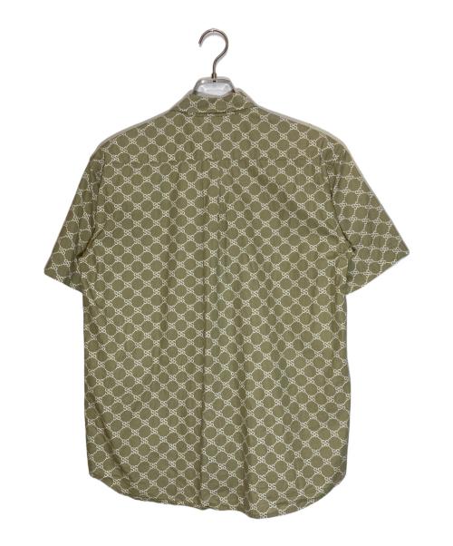 stussy（ステューシー）stussy (ステューシー) 90sモノグラムシャツ ベージュ サイズ:Ⅿの古着・服飾アイテム