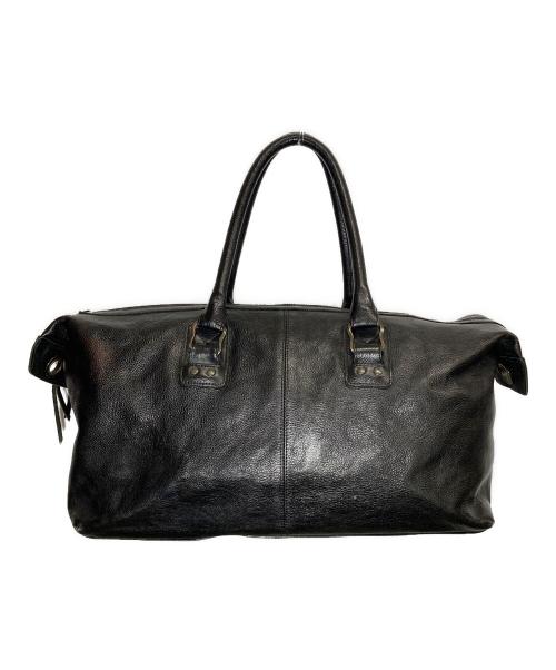 Alfredo BANNISTER（アルフレッドバニスター）alfredo BANNISTER (アルフレッドバニスター) レザーボストンバッグ ブラックの古着・服飾アイテム