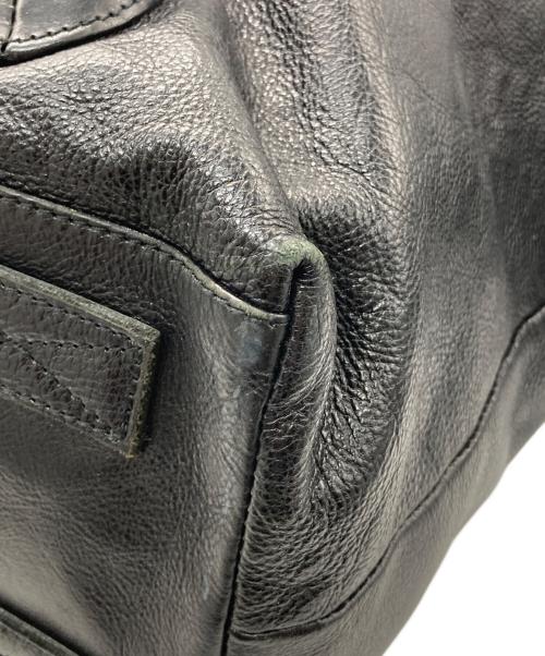 Alfredo BANNISTER（アルフレッドバニスター）alfredo BANNISTER (アルフレッドバニスター) レザーボストンバッグ ブラックの古着・服飾アイテム