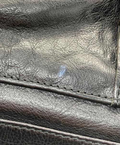 Alfredo BANNISTER（アルフレッドバニスター）alfredo BANNISTER (アルフレッドバニスター) レザーボストンバッグ ブラックの古着・服飾アイテム