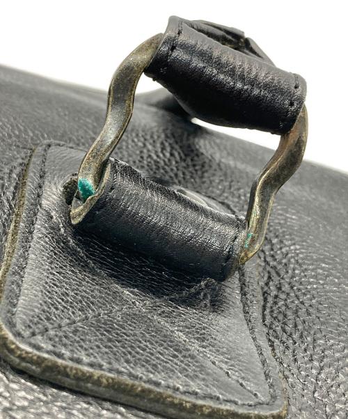 Alfredo BANNISTER（アルフレッドバニスター）alfredo BANNISTER (アルフレッドバニスター) レザーボストンバッグ ブラックの古着・服飾アイテム