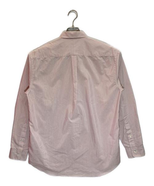 AURALEE（オーラリー）AURALEE (オーラリー) FINX POLYESTER STRIPE SHIRT ピンク サイズ:3の古着・服飾アイテム