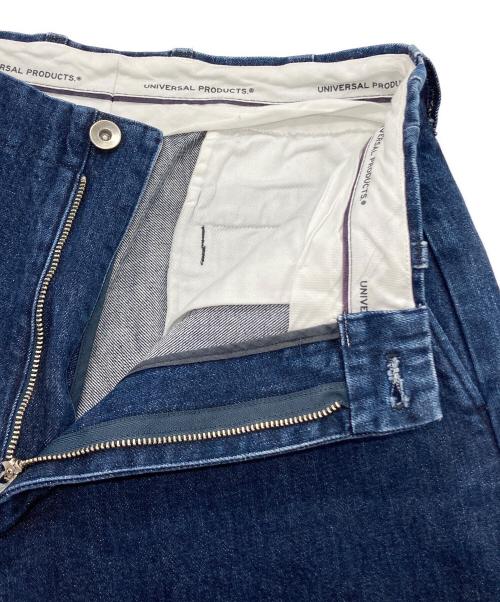 UNIVERSAL PRODUCTS.（ユニバーサルプロダクツ）UNIVERSAL PRODUCTS. (ユニバーサルプロダクツ) NO TUCK WIDE DENIM PANTS インディゴ サイズ:1の古着・服飾アイテム