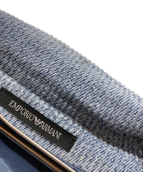 EMPORIO ARMANI（エンポリオアルマーニ）EMPORIO ARMANI (エンポリオアルマーニ) コーデュロイテーラードジャケット ブルー サイズ:54の古着・服飾アイテム