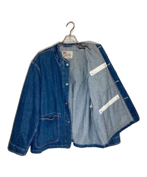 Traditional Weatherwear（トラディショナルウェザーウェア）Traditional Weatherwear (トラディショナルウェザーウェア) カバーオール ブルー サイズ:38の古着・服飾アイテム