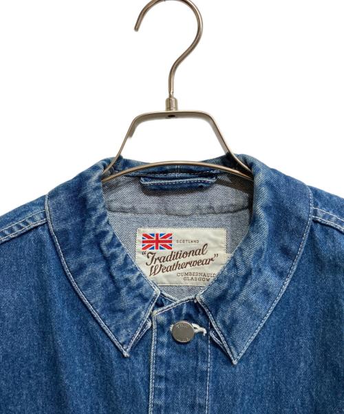 Traditional Weatherwear（トラディショナルウェザーウェア）Traditional Weatherwear (トラディショナルウェザーウェア) カバーオール ブルー サイズ:38の古着・服飾アイテム