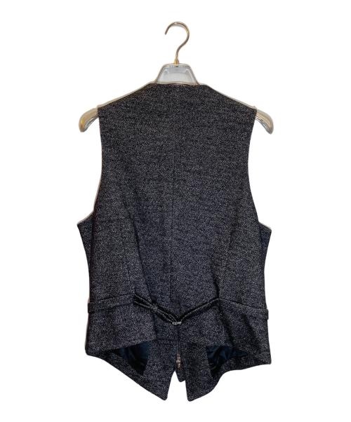 GIORGIO ARMANI（ジョルジョアルマーニ）GIORGIO ARMANI (ジョルジョアルマーニ) ウールコットンベスト ブラック サイズ:SIZE 54の古着・服飾アイテム