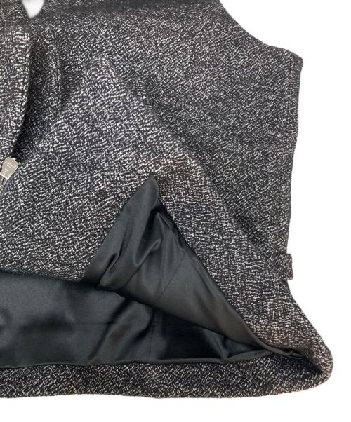 GIORGIO ARMANI（ジョルジョアルマーニ）GIORGIO ARMANI (ジョルジョアルマーニ) ウールコットンベスト ブラック サイズ:SIZE 54の古着・服飾アイテム