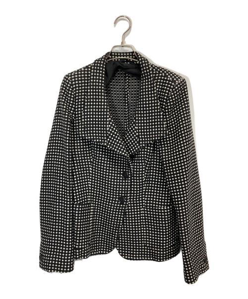 MaxMara（マックスマーラ）MaxMara (マックスマーラ) ウールカシミヤデザインジャケット ブラック サイズ:44の古着・服飾アイテム