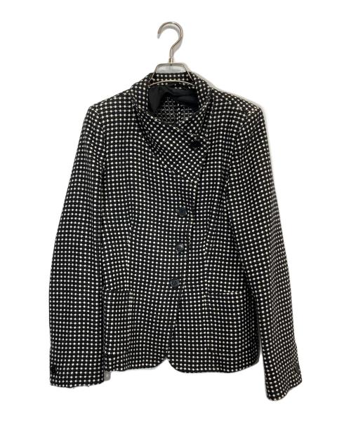 MaxMara（マックスマーラ）MaxMara (マックスマーラ) ウールカシミヤデザインジャケット ブラック サイズ:44の古着・服飾アイテム