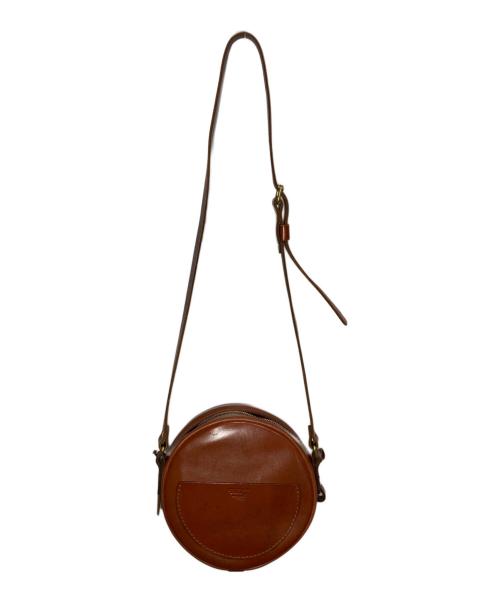 Herz（ヘルツ）Herz (ヘルツ) まんまるショルダーポシェット ブラウンの古着・服飾アイテム