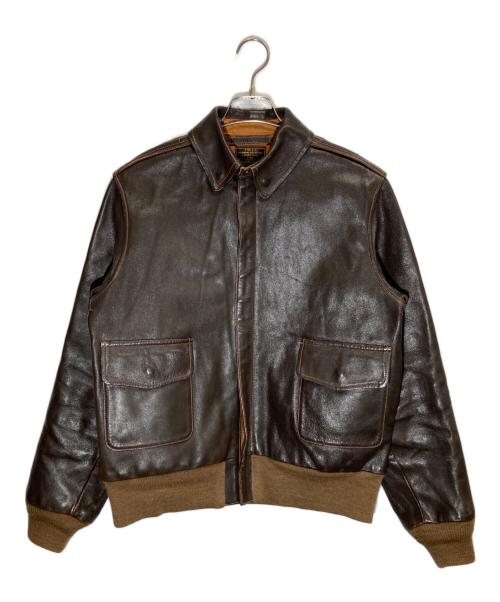 BUZZ RICKSON'S（バズリクソンズ）BUZZ RICKSON'S (バズリクソンズ) A-2 レザージャケット ブラウン サイズ:40の古着・服飾アイテム