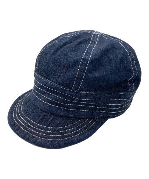 UNION SPECIAL OVERALLS（ユニオンスペシャルオーバーオールズ）union special overalls (ユニオンスペシャルオーバーオールズ) デニムキャップ インディゴの古着・服飾アイテム