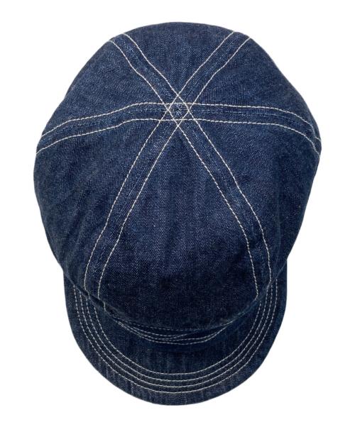 UNION SPECIAL OVERALLS（ユニオンスペシャルオーバーオールズ）union special overalls (ユニオンスペシャルオーバーオールズ) デニムキャップ インディゴの古着・服飾アイテム