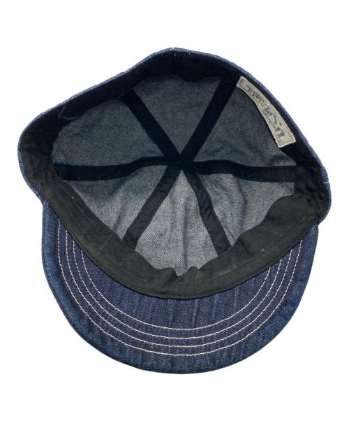 UNION SPECIAL OVERALLS（ユニオンスペシャルオーバーオールズ）union special overalls (ユニオンスペシャルオーバーオールズ) デニムキャップ インディゴの古着・服飾アイテム