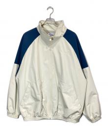 KEBOZ（ケボズ）の古着「2TONE TRACK JACKET」｜ネイビー×ベージュ