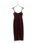 AMERI (アメリ) MEDI LAYERED SUSPENDER I LINE SKIRT ブラウン サイズ:S：4500円