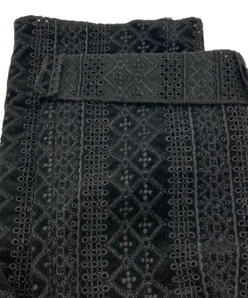 D&G（ディーアンドジー）D&G (ディーアンドジー) レースパンツ ブラック サイズ:24の古着・服飾アイテム