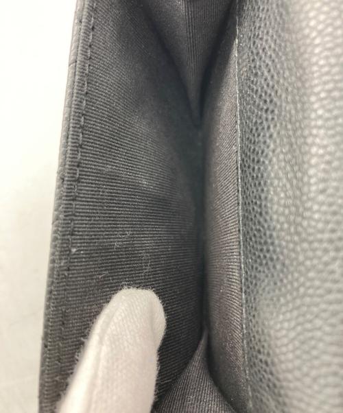 CHANEL（シャネル）CHANEL (シャネル) マトラッセクラシックスモールフラップウォレット ブラックの古着・服飾アイテム