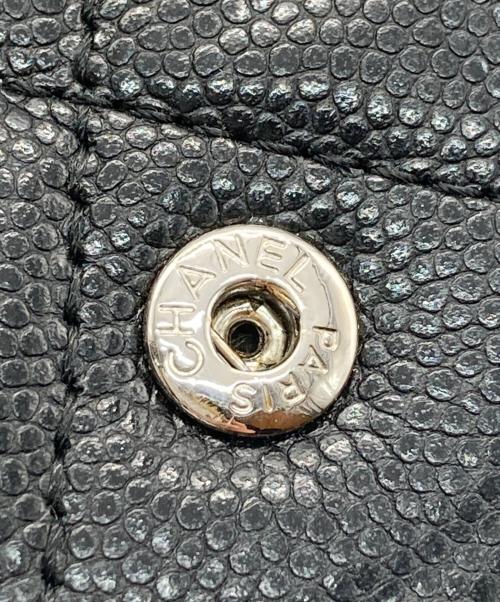 CHANEL（シャネル）CHANEL (シャネル) マトラッセクラシックスモールフラップウォレット ブラックの古着・服飾アイテム