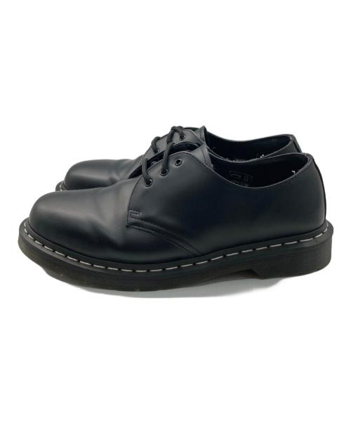 Dr.Martens（ドクターマーチン）Dr.Martens (ドクターマーチン) 1461 ホワイトステッチ 3 ホール シューズ ブラック サイズ:UK 10の古着・服飾アイテム