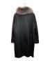 PELLEY LUSSO (ペレリールッソ) ムートンコート ブラック サイズ:M：12000円