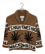 WACKO MARIA×HIGHTIMESワコマリア×ハイ・タイムズ）の古着「COWICHAN SWEATER」｜ブラウン