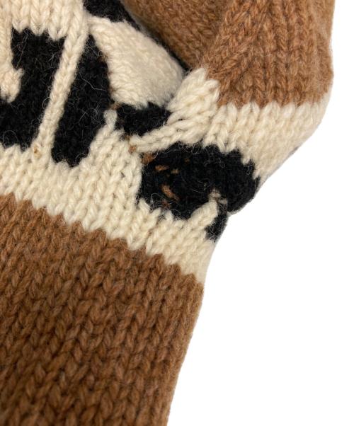 WACKO MARIA（ワコマリア）WACKO MARIA (ワコマリア) HIGHTIMES (ハイ・タイムズ) COWICHAN SWEATER ブラウン サイズ:Sの古着・服飾アイテム